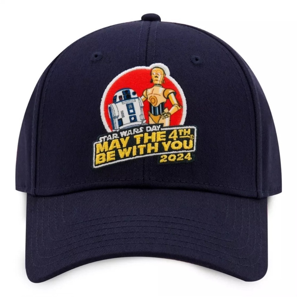 2024 Disney Parks Star Wars R2-D2 C-3PO May the 4th Be With You Adult Hat Cap